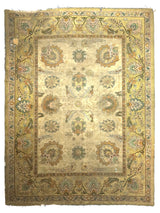 Fine Antique Indian Amritsar Rug 9'3" x 12' 1" circa 1890