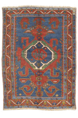 Antique Caucasian Kazak Rug 5'2" x 7' 0"