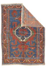 Antique Caucasian Kazak Rug 5'2" x 7' 0"