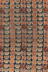 Fine Antique Caucasian Shirvan Wool Rug 4'0" x 5' 6"