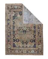 Antique Mohtasham Kashan Rug 8' 4'' x 11' 3''