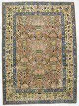Fine Antique  Tabriz Vase Design Rug 8'3" x 11' 5"