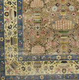 Fine Antique  Tabriz Vase Design Rug 8'3" x 11' 5"