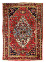 Antique  Halvai Bidjar Rug 4' 9" x 7' 1''