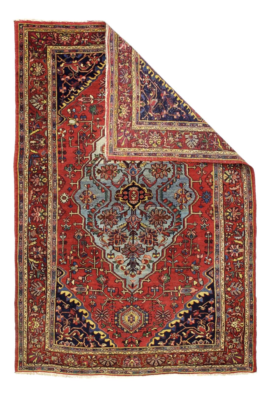 Antique  Halvai Bidjar Rug 4' 9" x 7' 1''