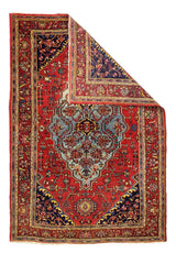 Antique  Halvai Bidjar Rug 4' 9" x 7' 1''
