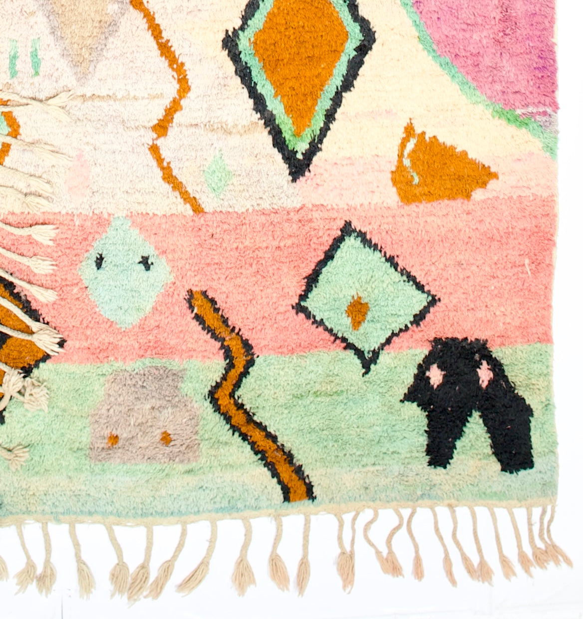 Fine Vintage Moroccan Wool Rug 9' 5'' x 13' 4''