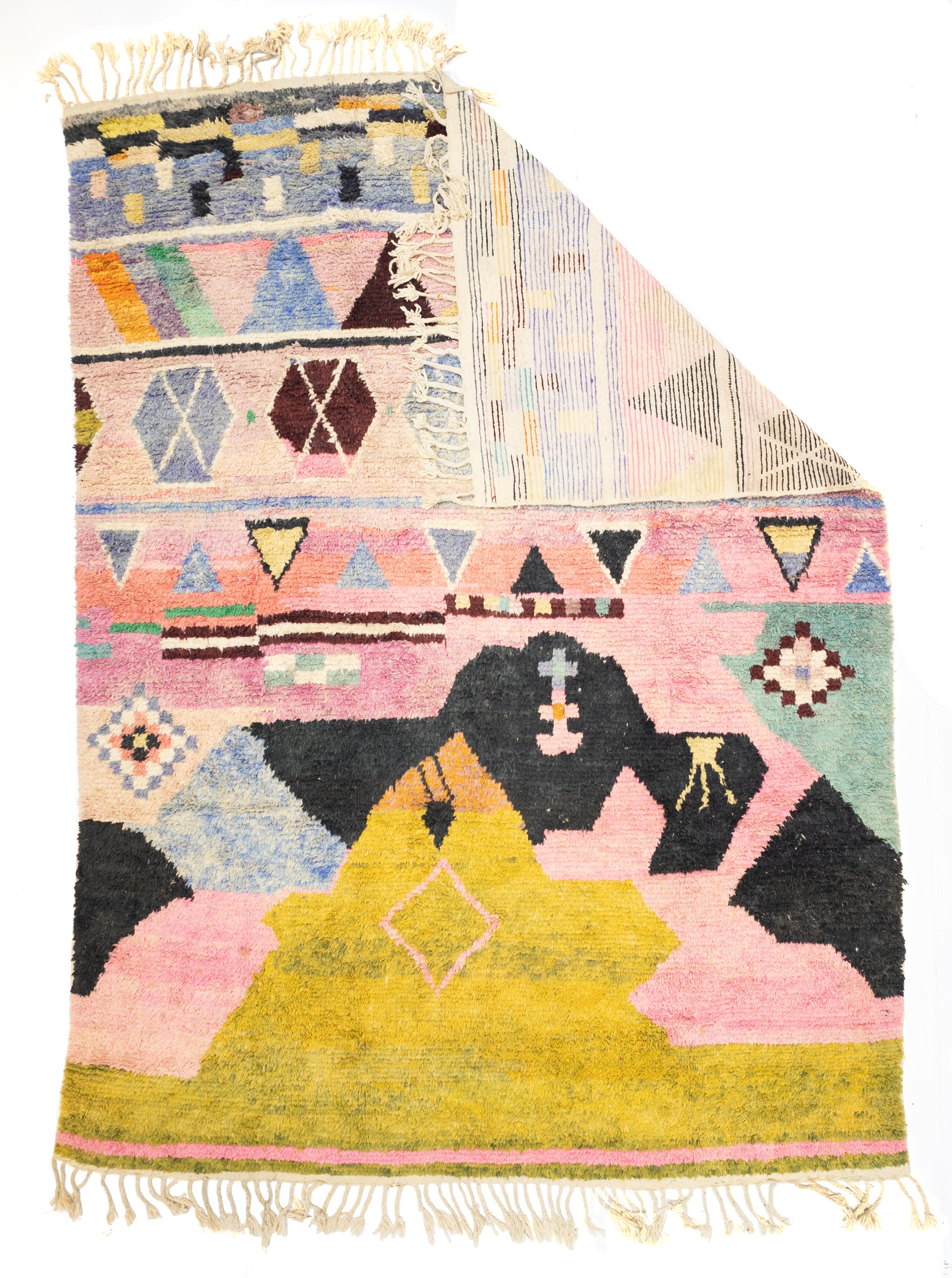 Vintage Moroccan Rug 9' 9" x 12' 8"