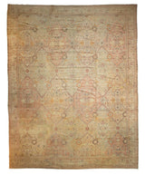 Fine Antique Oushak Rug 14' 6" x 18' 7"