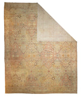 Fine Antique Oushak Rug 14' 6" x 18' 7"