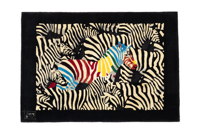 Fine Mid Century Artistic Rug Signed by Artist Yssima Nini Ferrucci 5' 7