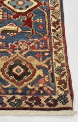Antique Serapi Rug 5' 2'' x 6' 9''