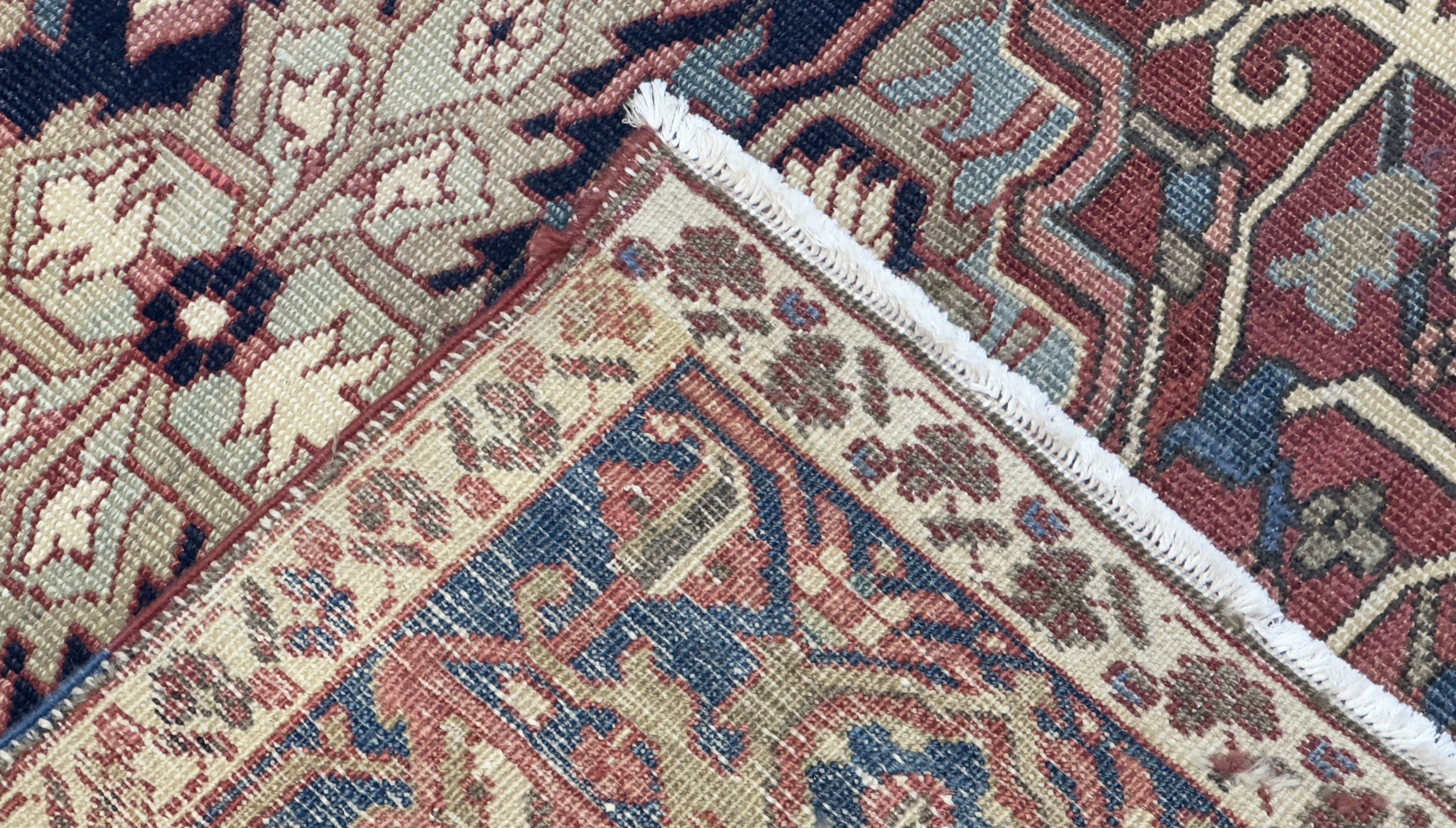 Antique Serapi Rug 5' 2'' x 6' 9''