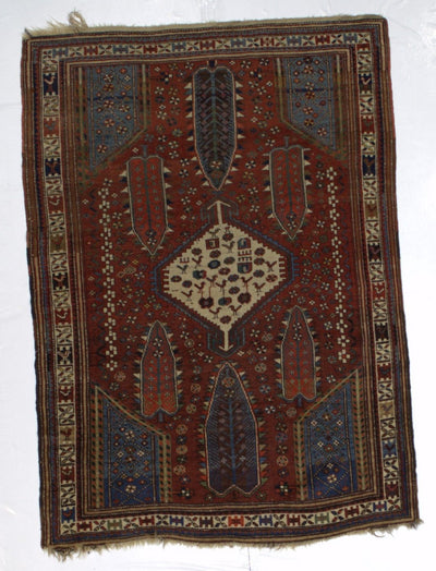 Antique Caucasian Kazak Rug 4' 0