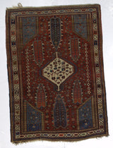 Antique Caucasian Kazak Rug 4' 0" x 5' 8"
