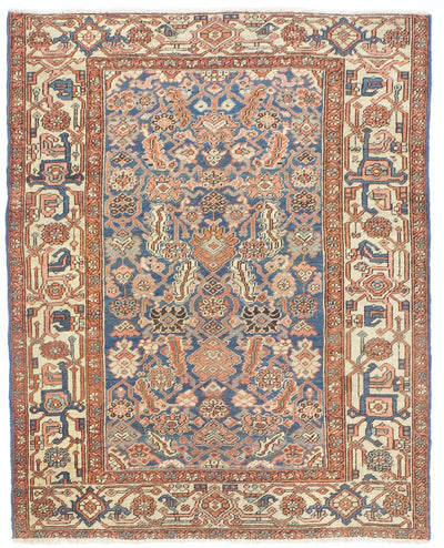 Antique Heriz/Serapi Rug 4' 5