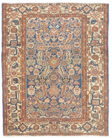Antique Heriz/Serapi Rug 4' 5" x 5' 7''