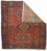 Antique  Karajeh Heriz Rug 5' 2" x 5' 6''