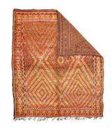 Fine Antique Oushak Rug 7' 2'' x 8' 7''