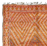 Fine Antique Oushak Rug 7' 2'' x 8' 7''