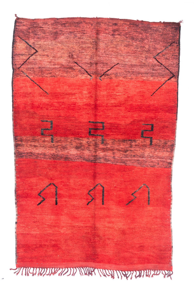 Fine Antique Moroccan Wool Rug 5' 4
