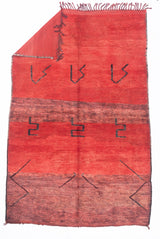 Fine Antique Moroccan Wool Rug 5' 4" x 8' 2''