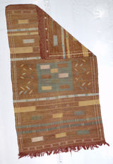 Fine Antique Scandinavian Kilim Rug 4' 4" x 7' 5"