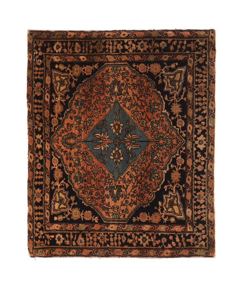 Antique Farahan Rug 2'4'' x 2'11''