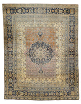 Fine Antique Mohtasham Kashan Rug 7' 6'' x 9' 7''