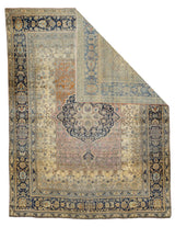 Fine Antique Mohtasham Kashan Rug 7' 6'' x 9' 7''