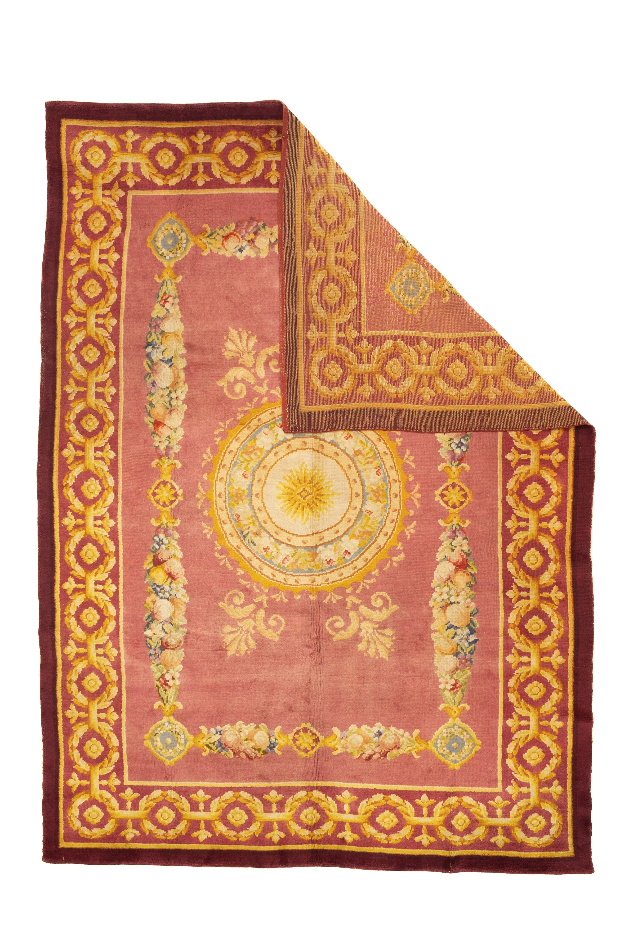 Fine Antique French Savonnerie Rug 8' 2'' x 10' 11''