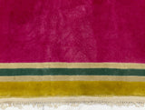 Decorative Hand Knotted Silk Signed by artist 6' 3'' x 10' 6''