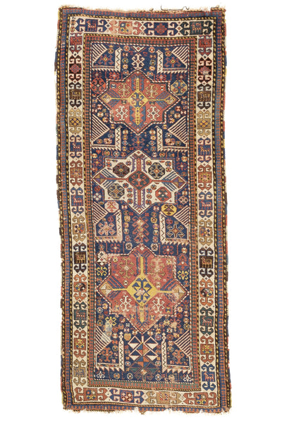 Antique Caucasian Shirvan Rug 3'10
