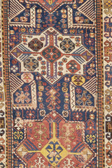 Antique Caucasian Shirvan Rug 3'10" x 8' 11''