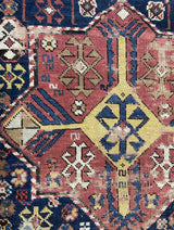 Antique Caucasian Shirvan Rug 3'10" x 8' 11''
