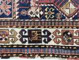 Antique Caucasian Shirvan Rug 3'10" x 8' 11''