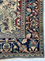 Antique  Khorasan Rug 4' 1'' x 5' 7''