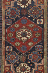 Antique Caucasian Kuba Shrivan Rug 3'4" x 4' 10''