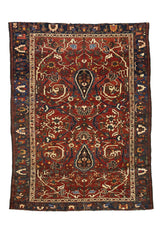Fine Antique  Bakhtiari Rug 4'9" x 6' 4"