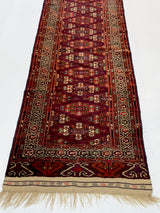 Antique Fine Turkmen Tribal Runner 2' 11'' x 8' 11''