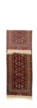 Antique Fine Turkmen Tribal Runner 2' 11'' x 8' 11''