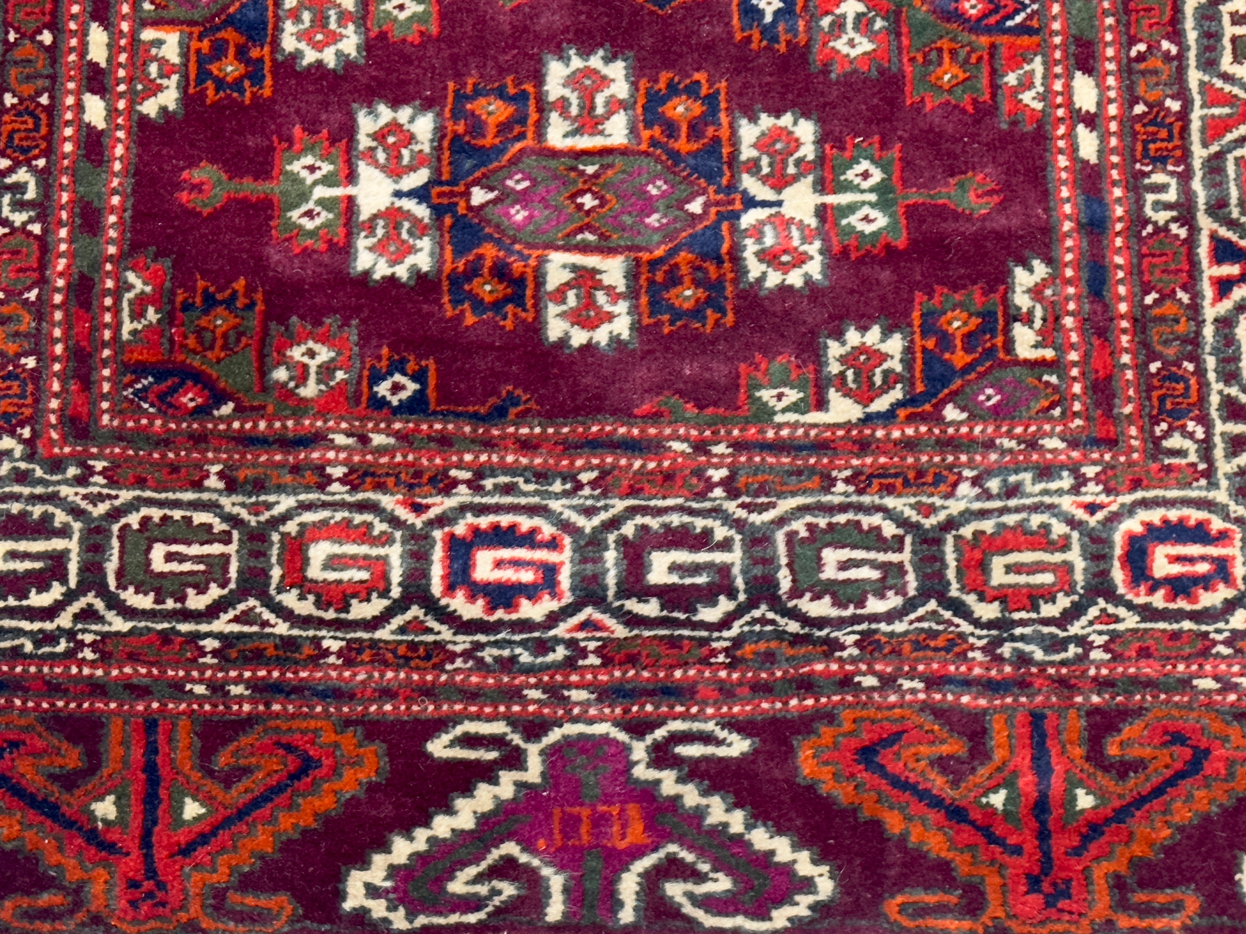 Antique Fine Turkmen Tribal Runner 2' 11'' x 8' 11''
