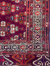 Antique Fine Turkmen Tribal Runner 2' 11'' x 8' 11''
