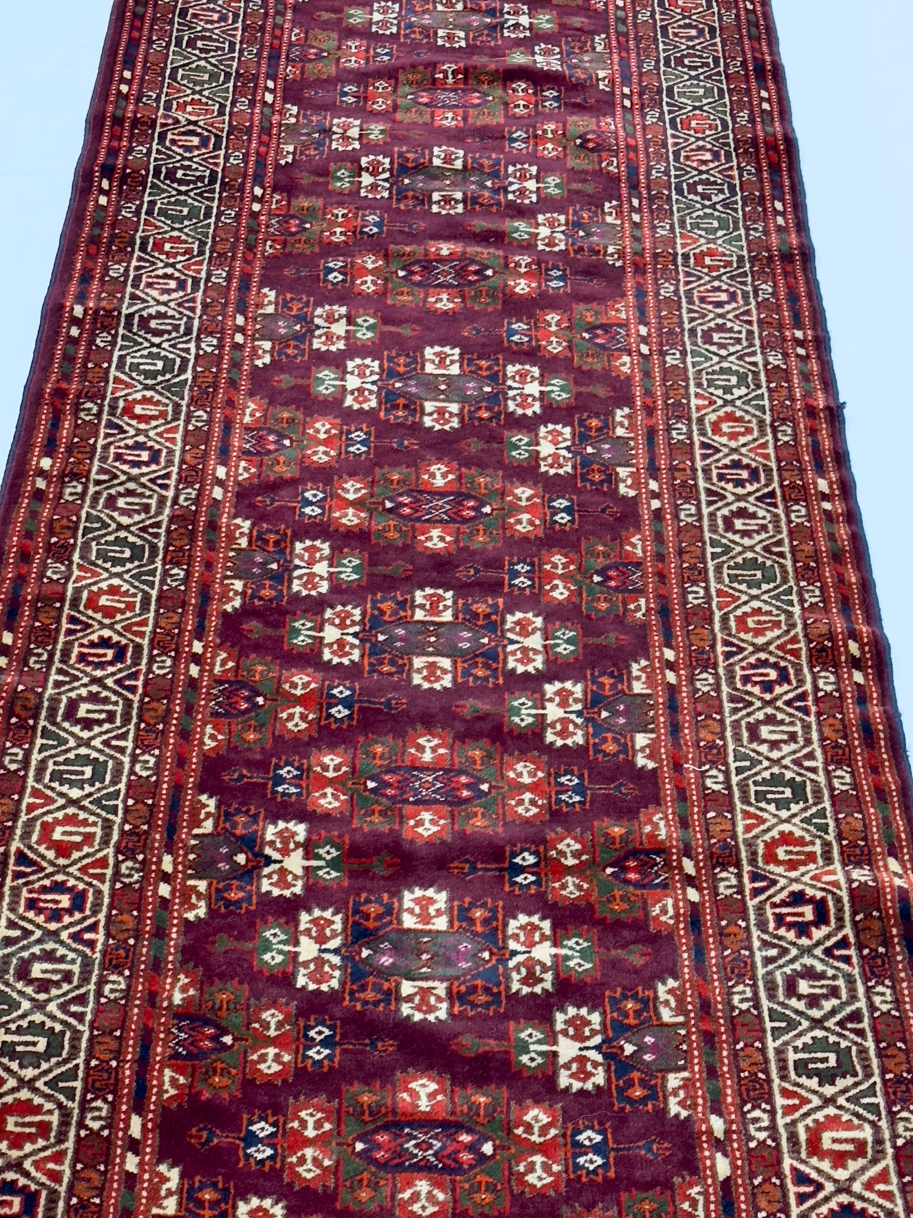 Antique Fine Turkmen Tribal Runner 2' 11'' x 8' 11''