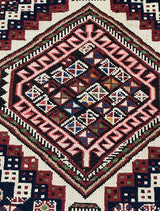 Antique Caucasian Kuba Rug 3' 8'' x 7' 1''