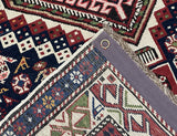Antique Caucasian Kuba Rug 3' 8'' x 7' 1''