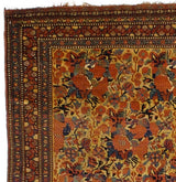 Antique  Tribal Khamseh Rug 4'4" x 7' 0"