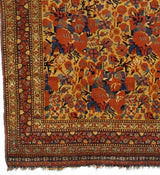 Antique  Tribal Khamseh Rug 4'4" x 7' 0"