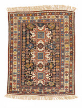 Antique Caucasian Lezgi Rug
