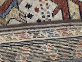 Antique Caucasian Perpedil Rug 3' 3'' x 4' 8''